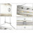 Gulliver 4 - Light Dimmable Kitchen Island Modern Linear Chandelier-806935244-806935245