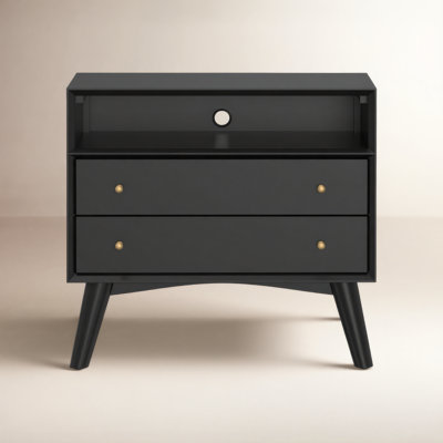 Williams Mahogany Nightstand with Shelf