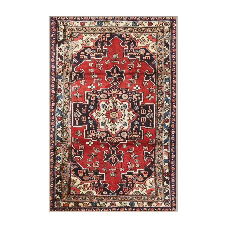 Tapis rouge à motif sud-ouest, Rectangle 4 pi x 6 pi