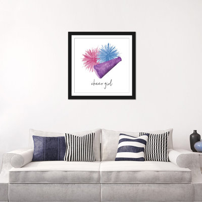 «Sports Girl Cheer», impression sur toile
