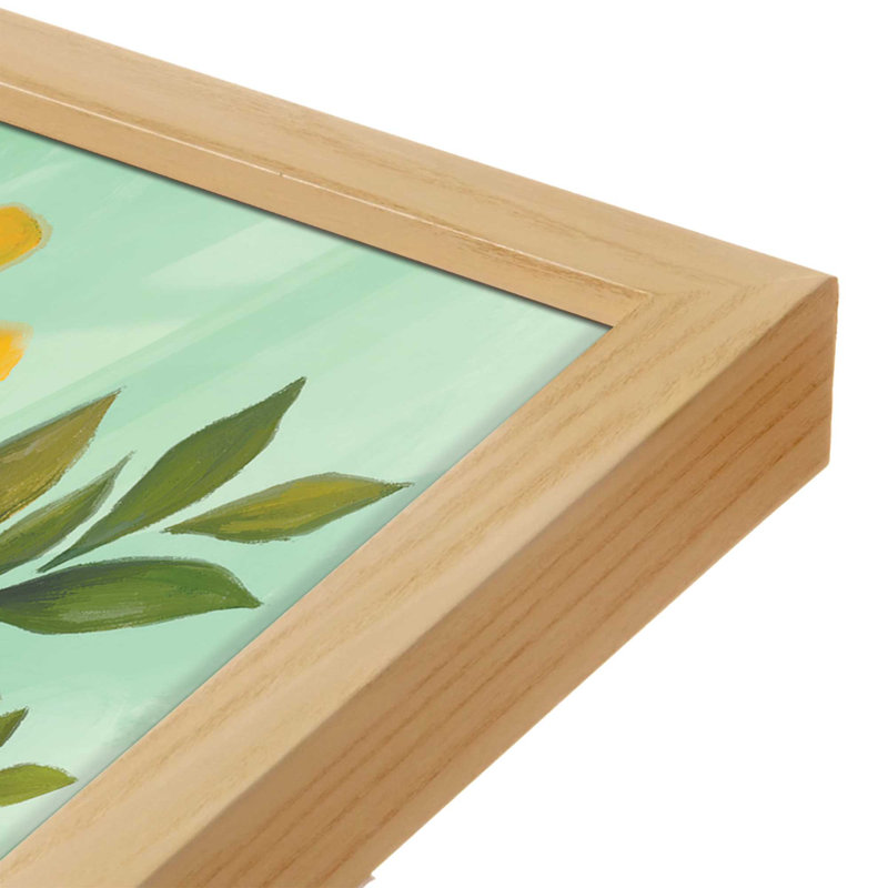 «Bright Funky Bouquet» par Cat Thurman Designs, reproduction d'art, L 30 x H 40, Tanné, Impression encadrée