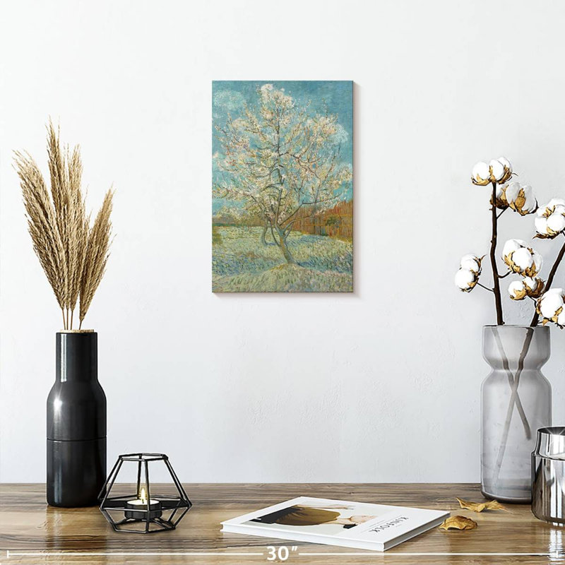 Harnek The Pink Peach Tree, 12" H x 8" W