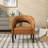 Modern Accent Chair Upholstered Reading Chair Comfy Sofa Chair With Soild Wood Legs For Living Room Bedroom-119700275