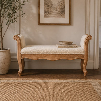 Currington Cotton Upholstered Bench
