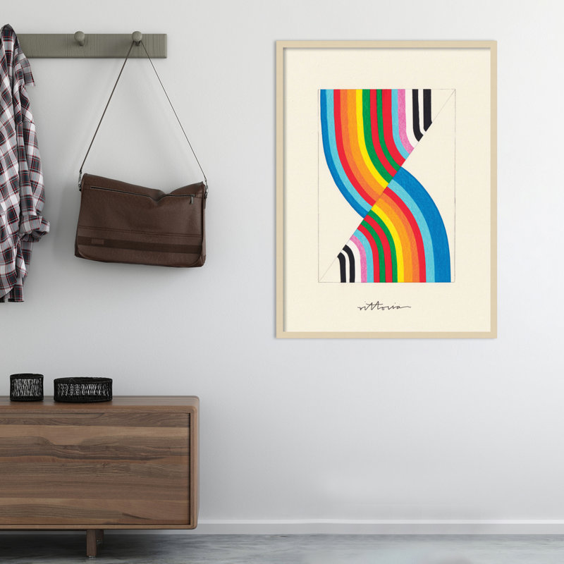 It's Always An Almost by Amber Vittoria, Brown Framed, 13" W x 17" H x 1" D