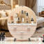 Modern Round Dustproof Cosmetic Storage Organizer