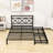 Metal Platform Bed with 2 Drawers-1514307474