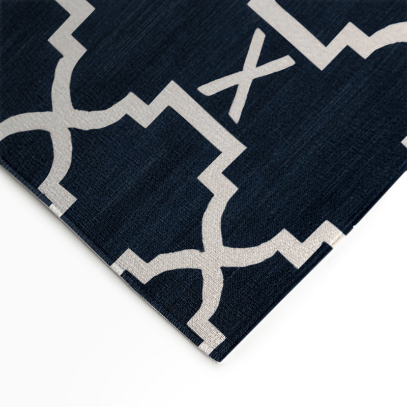 Tapis gris intérieur et extérieur Trellis, Rectangle 5 pi x 7 pi