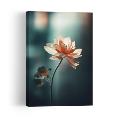 Petal Serenity Contemporary Elegant Modern Flower Nature Wall Art Print