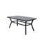 Varena Rectangular Glass Outdoor Dining Table-328687308-328687309