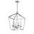 Rangel 4 Light Transitional Lantern Chandelier