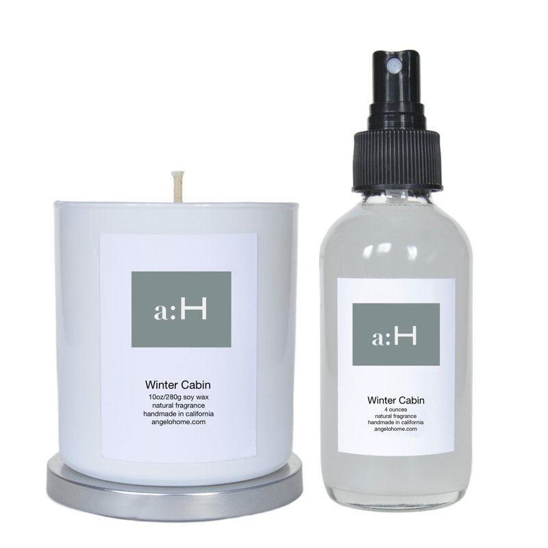 Winter Cabin Scented Candle and Room Spray Duo
