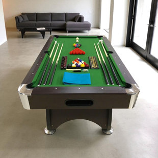 Table de billard avec feutre professionnel, retour de balle automatique et accessoires de billard complet