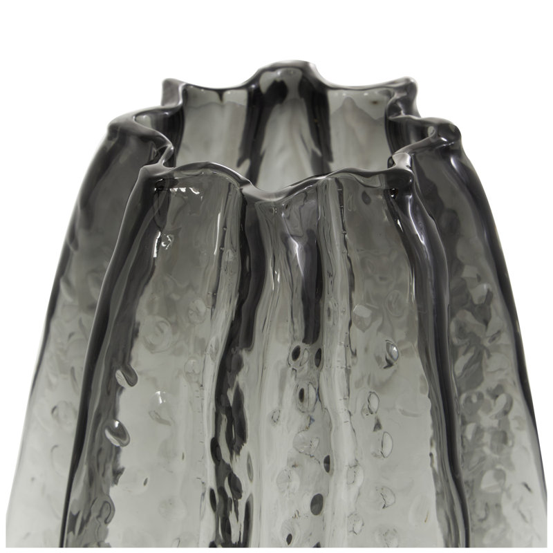 Dwyer glass table vase, Grand, gris