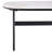 Small Coffee Table For Living Room,Modern Rock Beam Ceramic Coffee Table,Low Square Center Table Easy Assembly