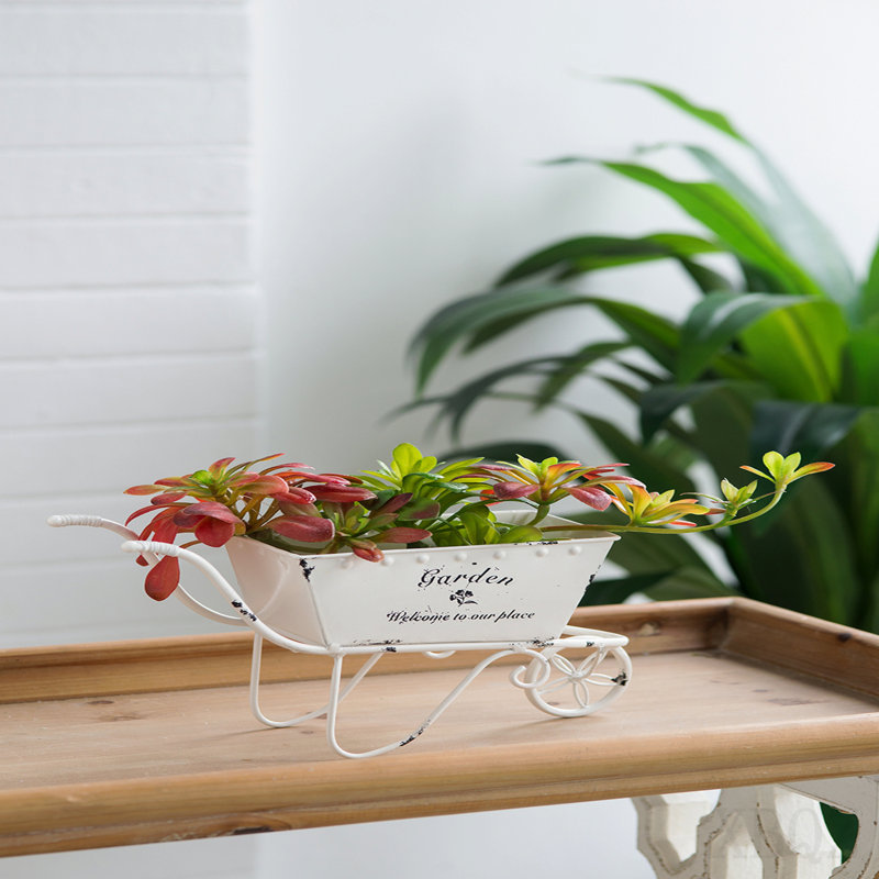 Décoration de table brouette 11,5 x 4 x 7 po