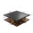 Classica Rectangle Wood Coffee Table Walnut-Colored Black-119311359