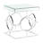 Mercer41 Zaiya Square Mirrored End Table