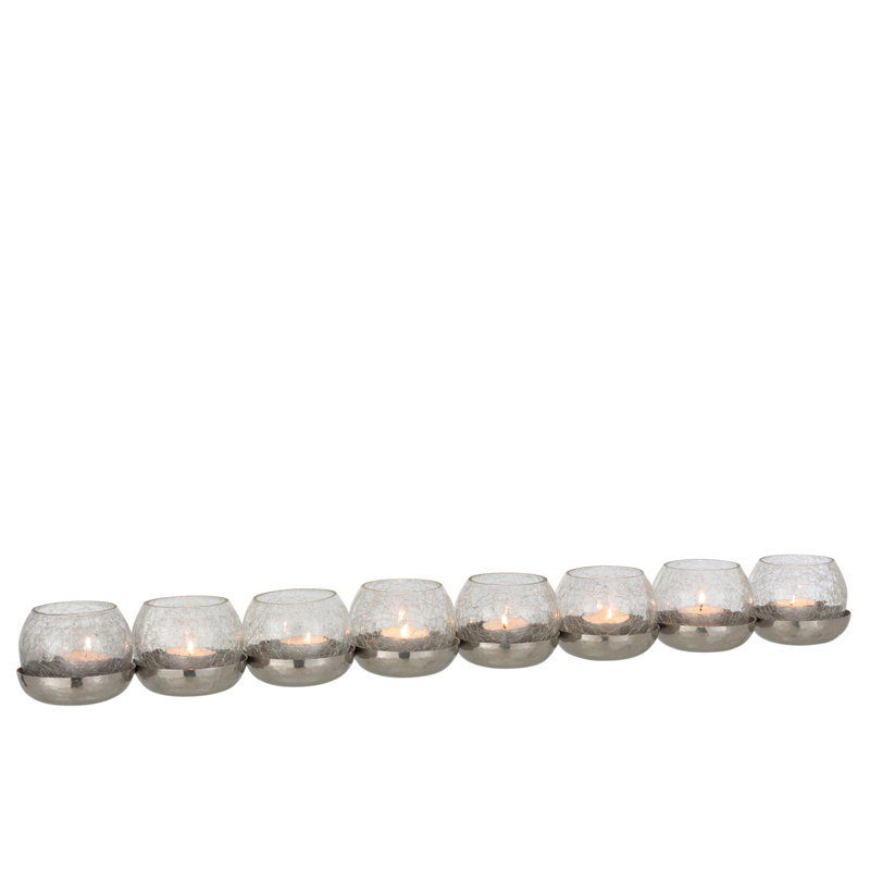 Cozy Tabletop Tealight Holder, Silver