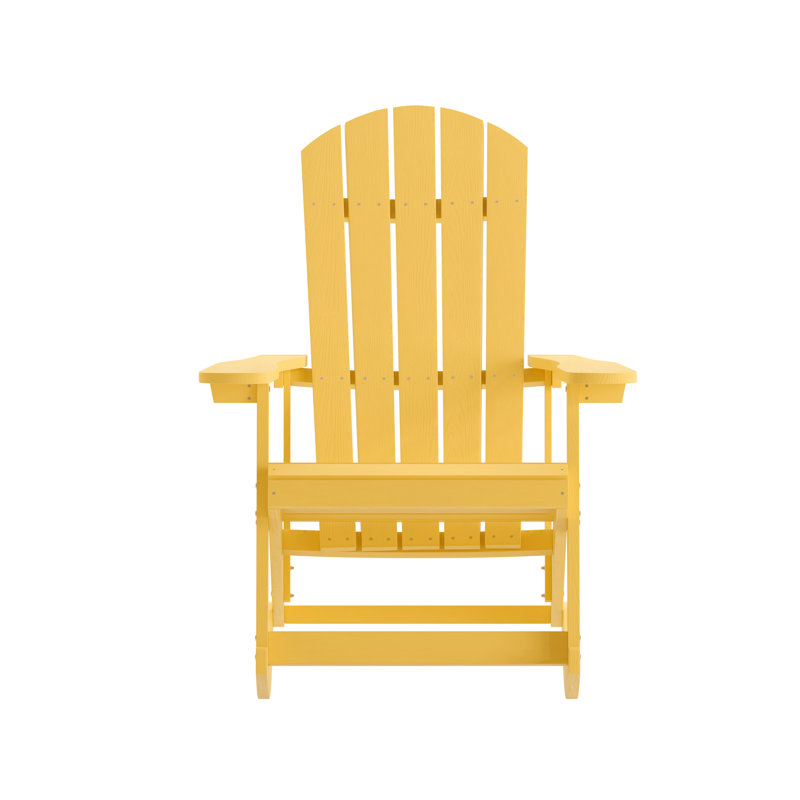 Chaise berçante, Jaune