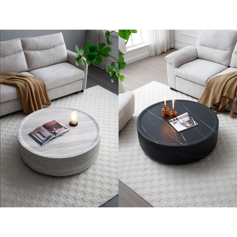 Bea Sand Round Coffee Table