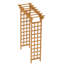 Treillis de mariage classique en bois
