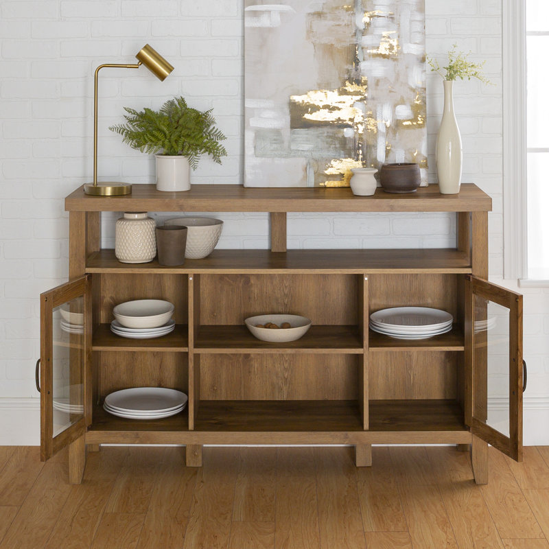 Keron 52" Wide 2-Door Sideboard, Barnwood