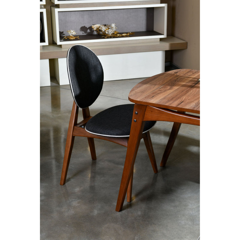 Cloud 4 - Person Dining Set, Walnut/Anthracite