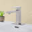 Single Handle Bathroom Faucet Lavatory Faucet Stainless Steel Single Hole-T20, Brushed Nickel-118610657