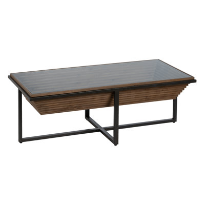 Altrud Cross Legs Coffee Table