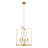 Keldric 4-Light Pendant in Brass-364132468
