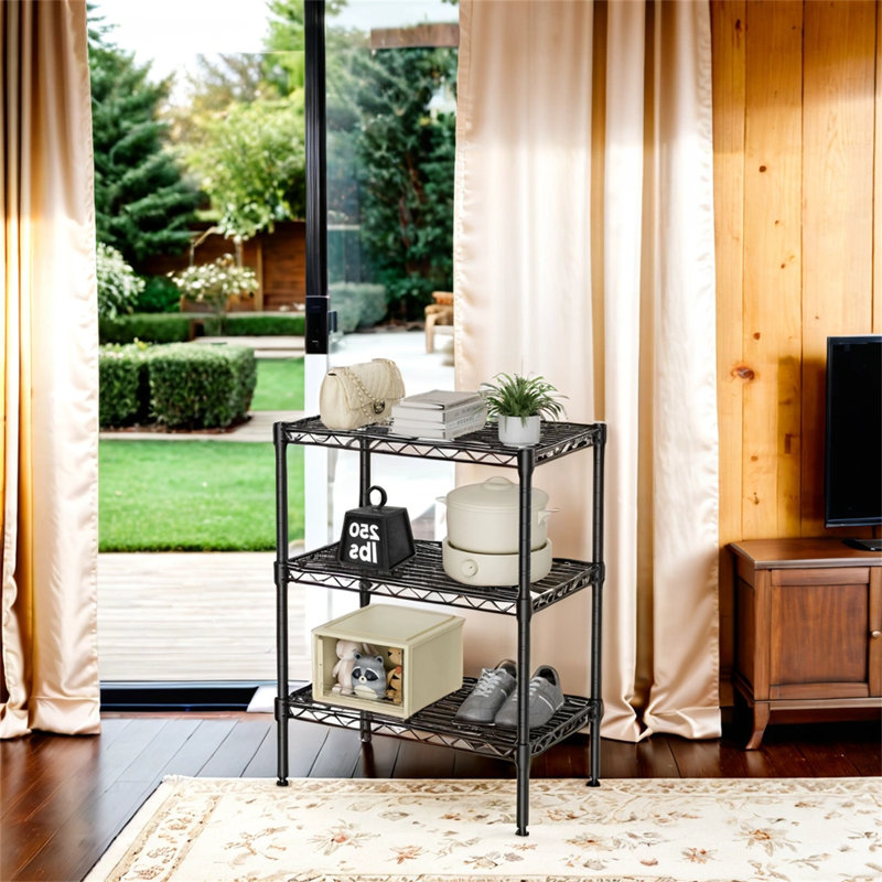 Pertef 23.6 " W Iron Shelving Unit