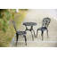 Ensemble bistro extérieur en fonte d'aluminium 3 pièces Best Choice Products noir-921641997