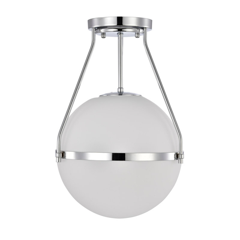Heuller Semi Flush Mount, Chrome