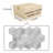 Hexagon natural marble tile-119027205
