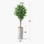 Hautes plantes artificielles artificielles d'intérieur et d'extérieur-116649437-116649445
