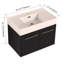 Meuble-lavabo mural 30 po avec lavabo