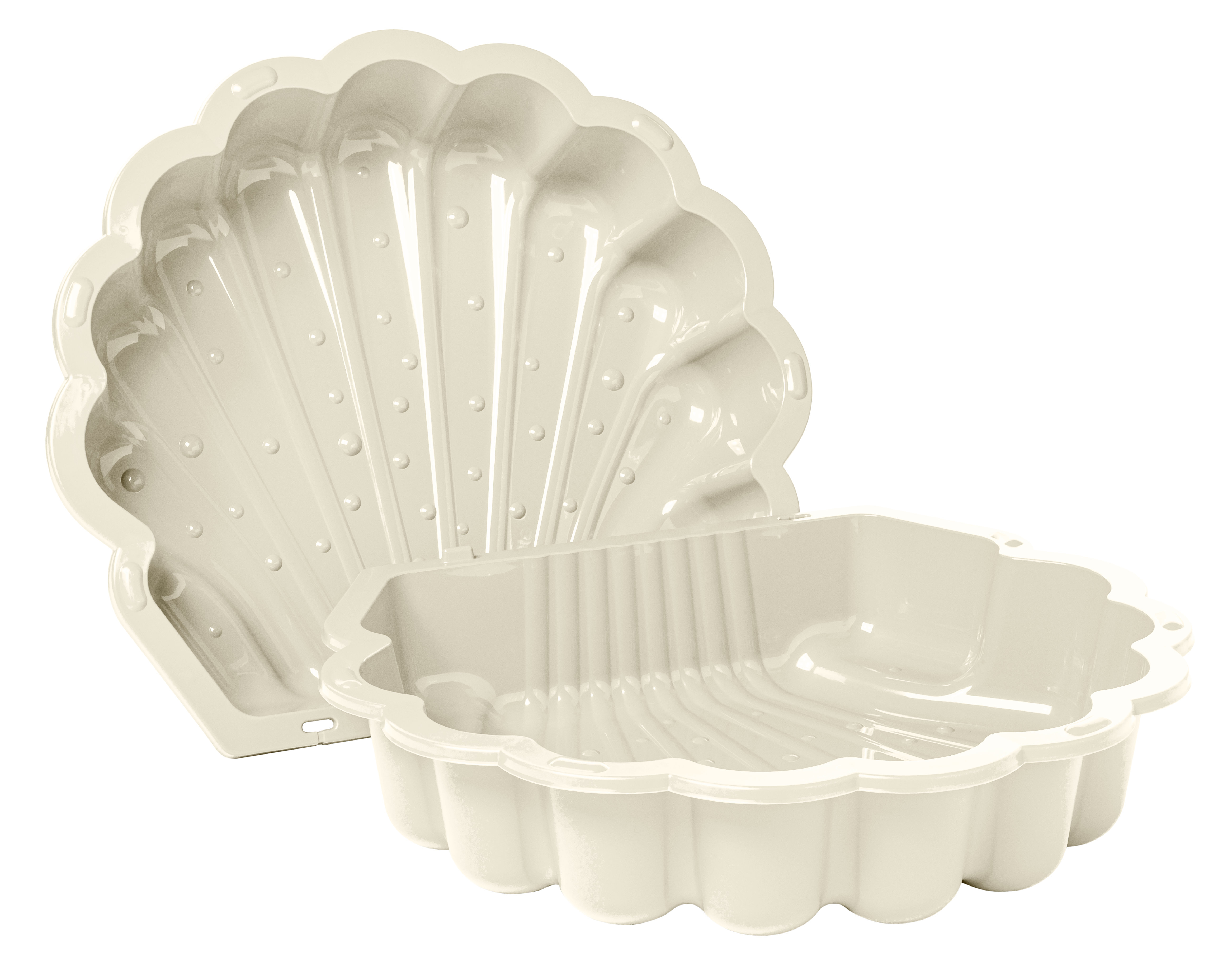 Sand Box Mini Shell SwingKing Sandpit Shell Pastel White | Wayfair.co.uk