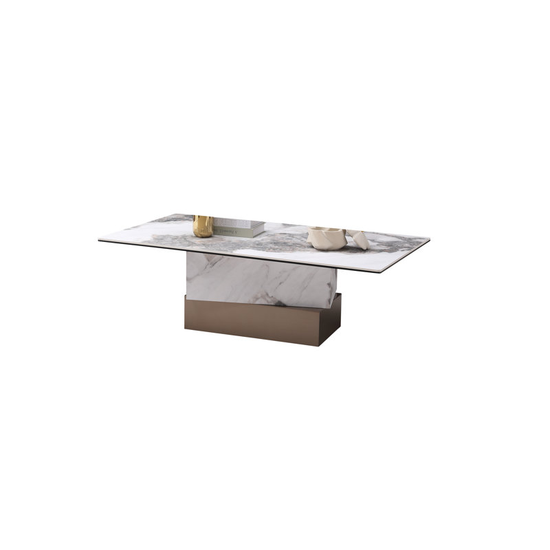 Kinlen Marble Top Single Coffee Table