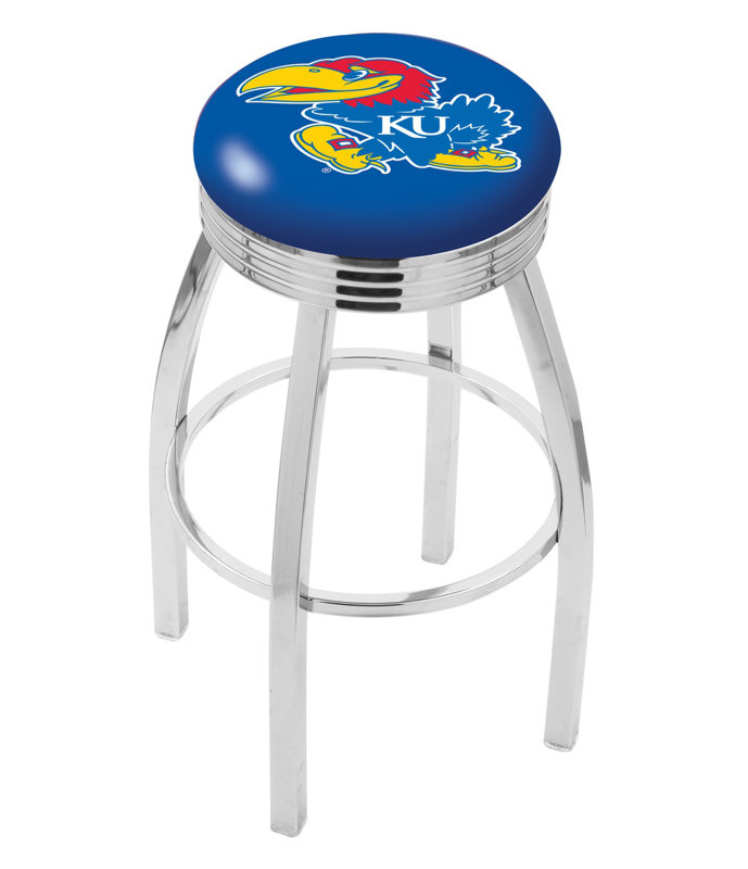 Tabouret de bar pivotant de 25 po NCAA, Kansas