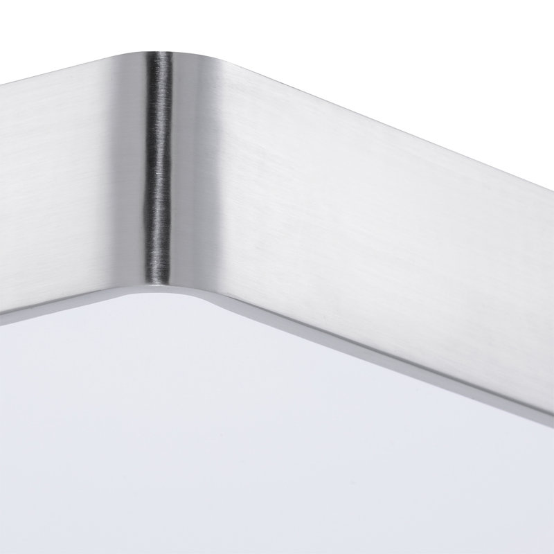 Flush Mount, Brushed Aluminium, 46cm