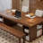 Walnut Rectangular Solid Wood desks-107276577