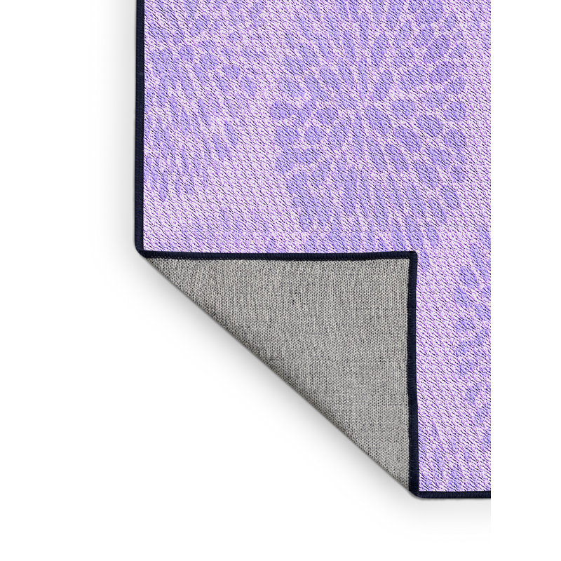 Tapis 100% à motifs lavables à la machine 2989 Pat602-Pur, Rectangle 5 pi x 7 pi