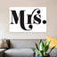 « mme », art textuel sur toile-72221886-72221880-32895812