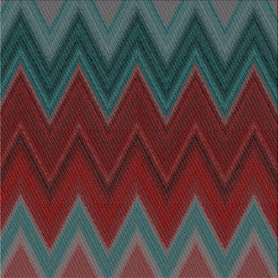 Tapis rouge à chevrons Donti