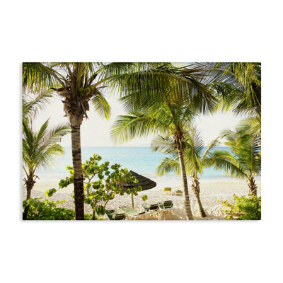 Art mural sur toile Tropical Beach Resort par Susan Bryant