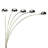 84" Tall Metal Floor Lamp-1920365987