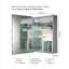 Seger 500mm W 700mm H Surface Frameless Medicine Cabinet Mirror 2 Adjustable