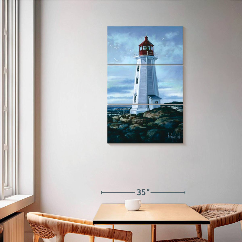 Peggy's Cove Lighthouse, 57" H x 36" W