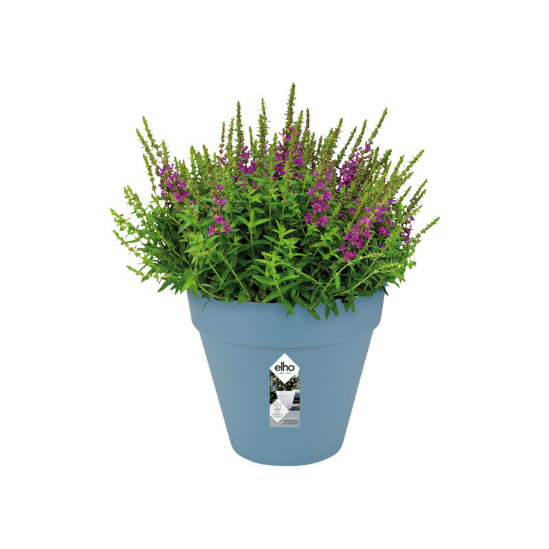 Pot Planter, 26.2cm H x 29cm W x 29cm D, Vintage Blue
